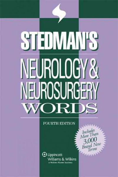 Stedman's neurology & neurosurgery words.
